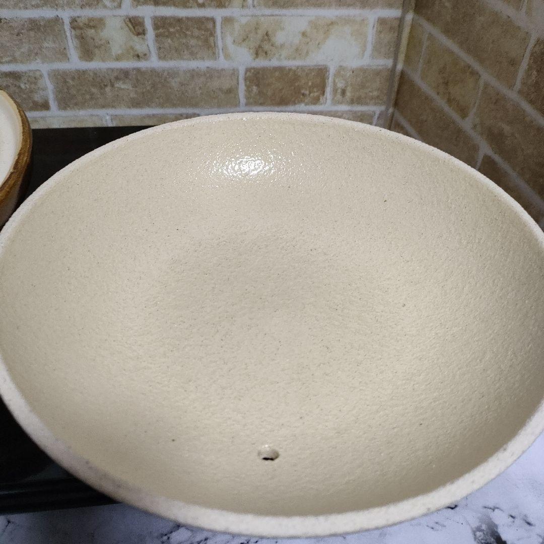 【未使用品】萬古焼 利行 超耐熱手造り土鍋＆とんすい5個セット