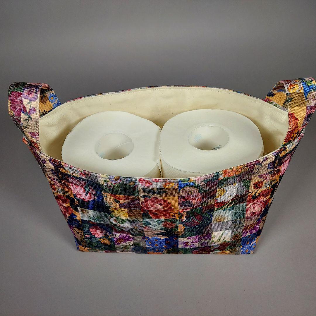 布バスケット大(LIBERTY＊アーカイブギンガム マルチカラー)