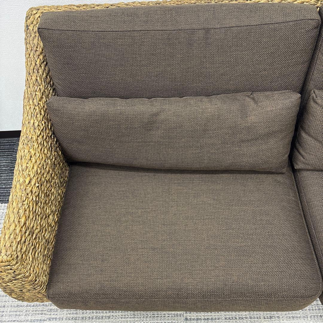 PERFORMAX ウォーターヒヤシンス ソファ3P 3人掛け　アジアンソファ