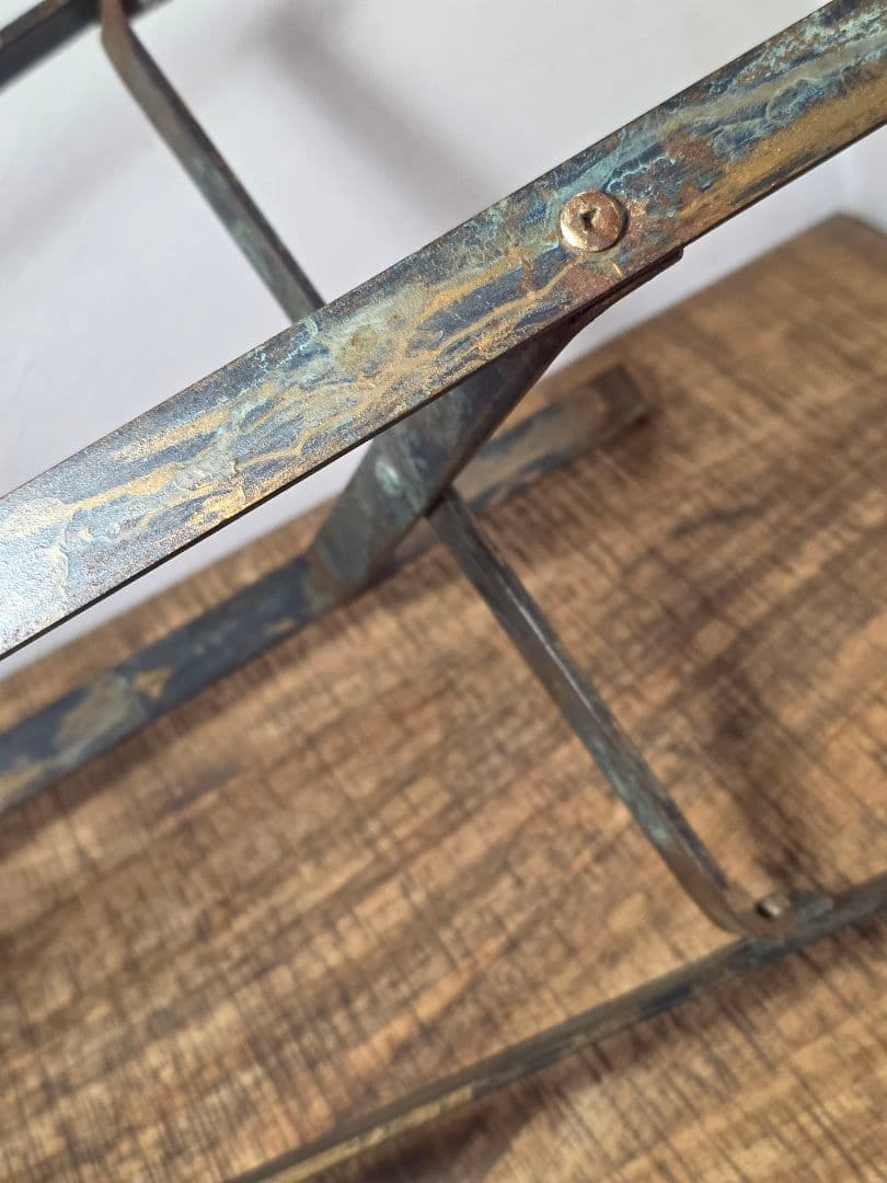 Z*i様 ビンテージ　椅子　牛革座面　鉄脚　インダストリアル