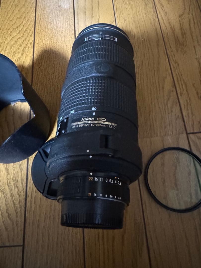 AF鳴きなし AF-S Nikkor 80-200mm f2.8D フィルター付
