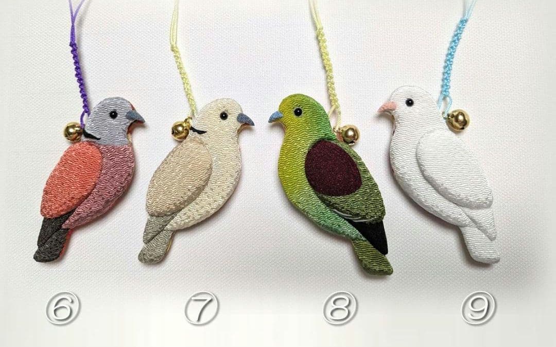 ベニバト　ジュズカケバト　アオバト　ギンバト