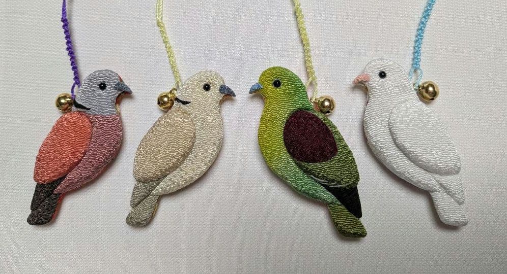 ベニバト　ジュズカケバト　アオバト　ギンバト