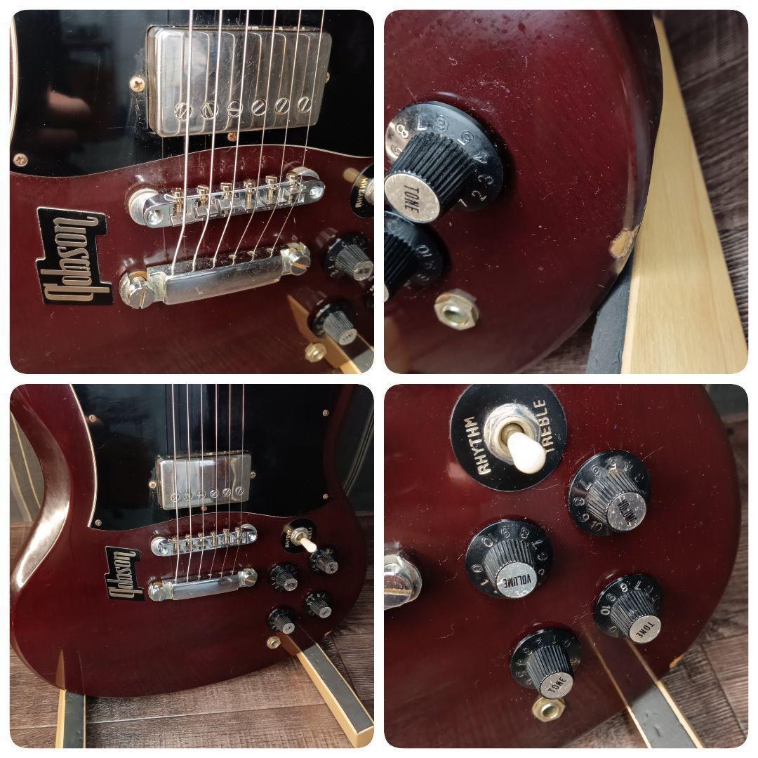 希少 ヴィンテージ ワインレッド 　THOMSON トムソン SG エレキギター