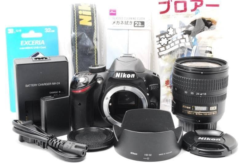 Nikon D3200 ガイド機能 一眼レフカメラ スマホ転送 シングルレンズ
