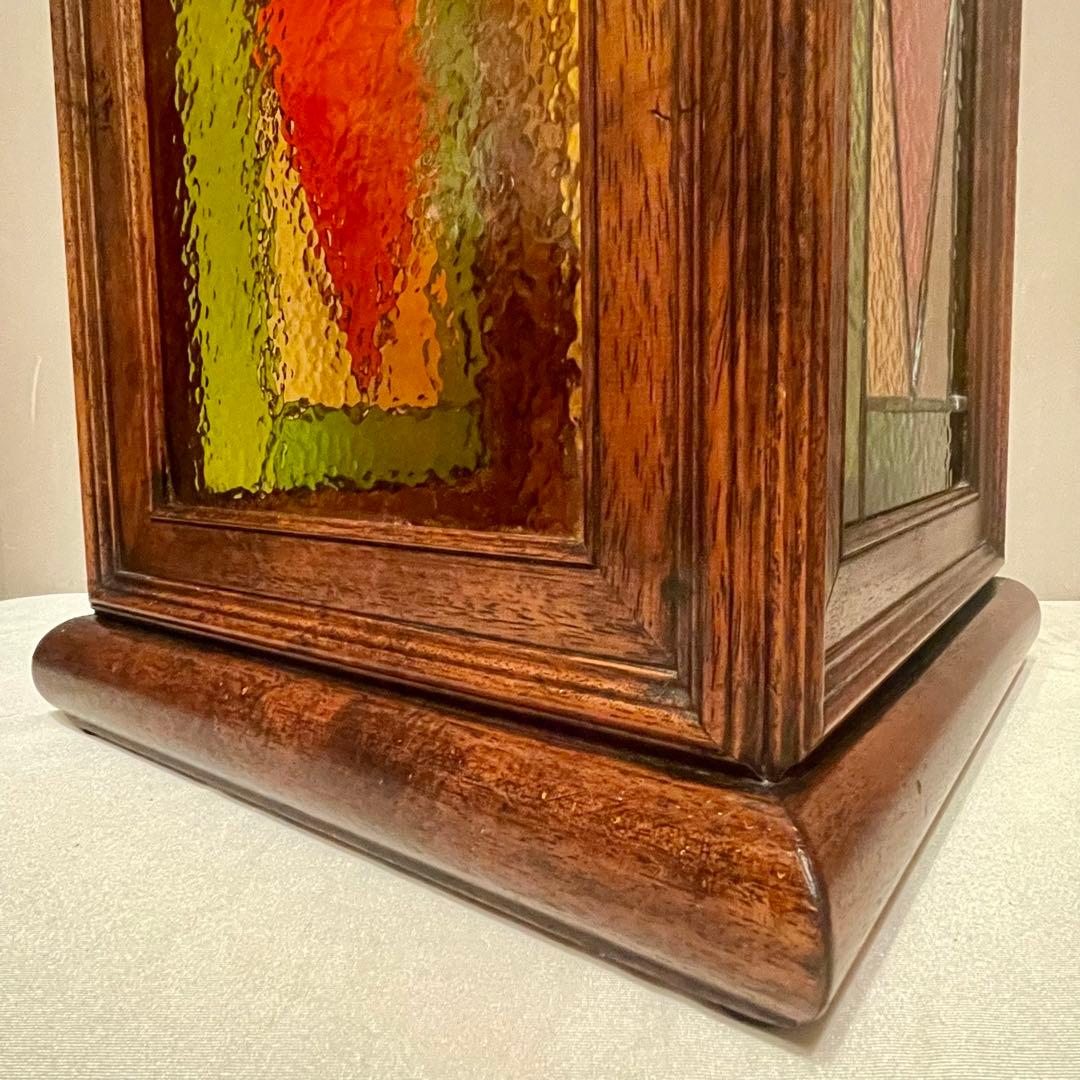 \"ヴィンテージ\" ステンドガラス照明カバー