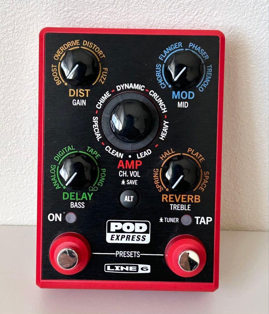 ほぼ未使用品　LINE 6 POD EXPRESS ギター　マルチエフェクター