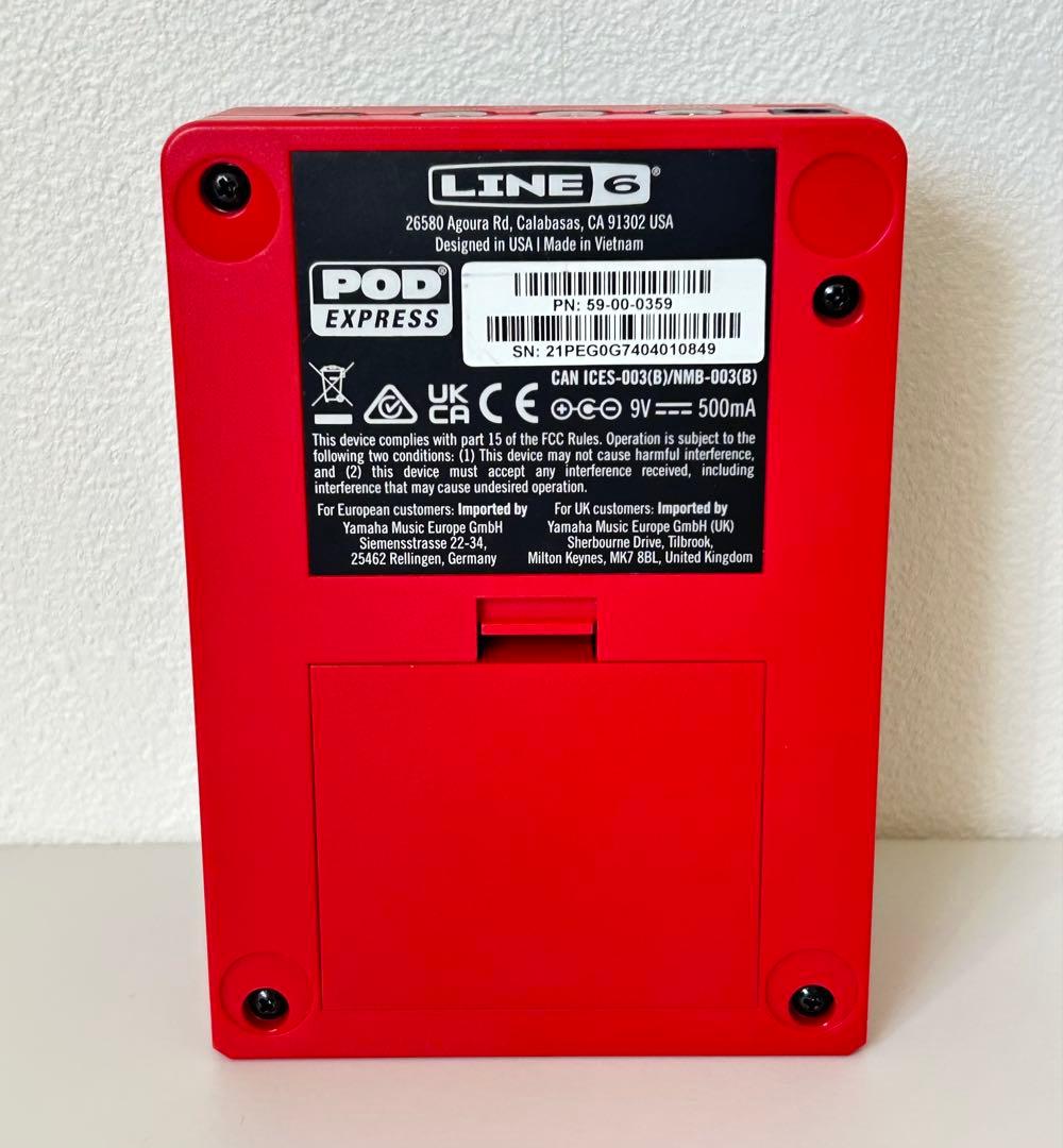 ほぼ未使用品　LINE 6 POD EXPRESS ギター　マルチエフェクター