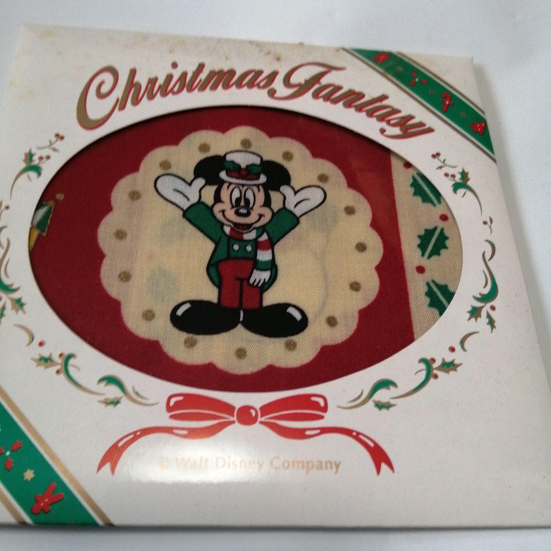 【レトロ】東京ディズニーランド クリスマスハンカチ 5枚セット