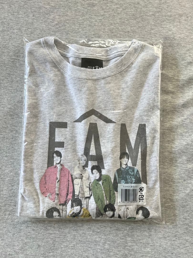 timelesz FAM Tシャツ 杢ホワイト