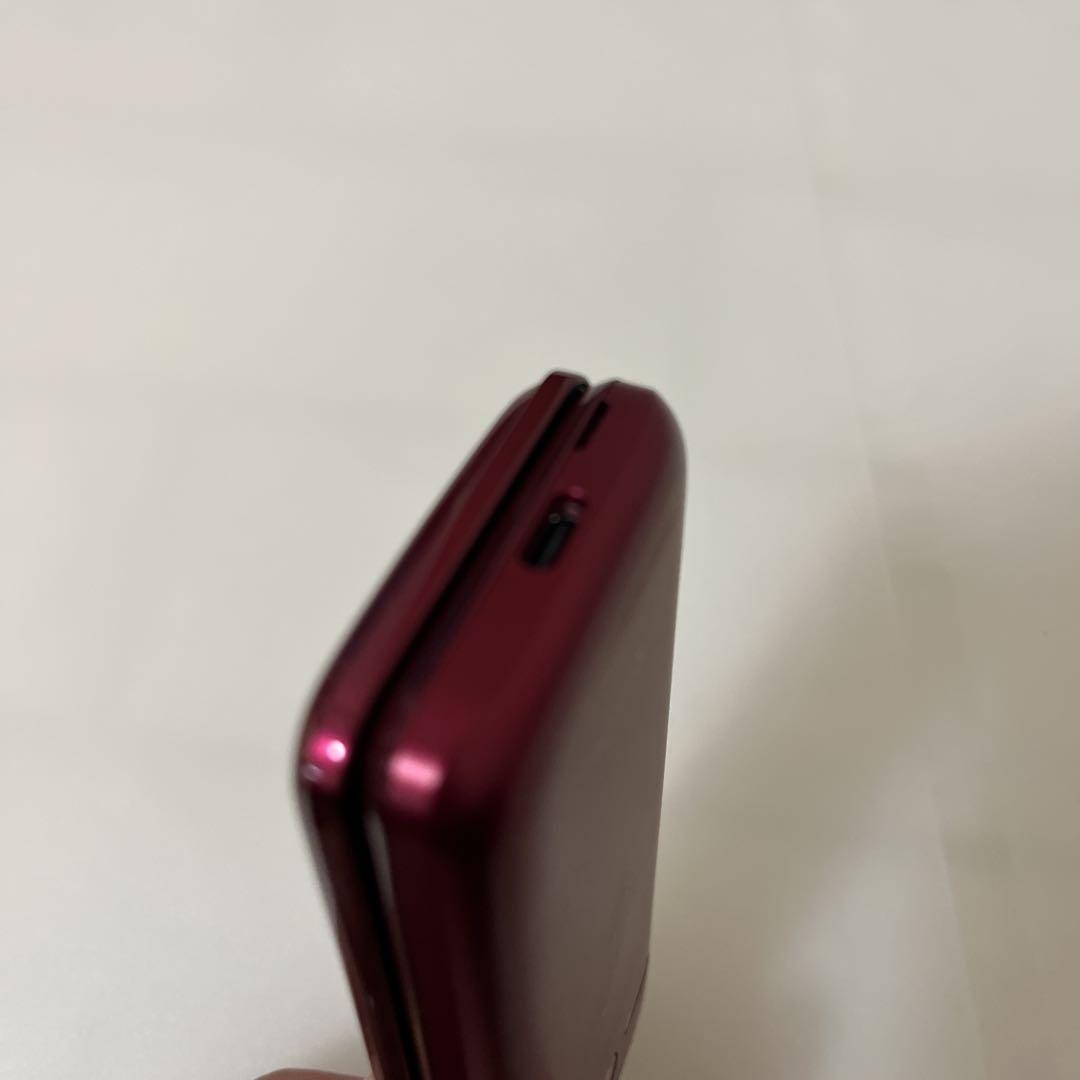 京セラ KYF43 かんたんケータイライト ガラケー レッド 赤