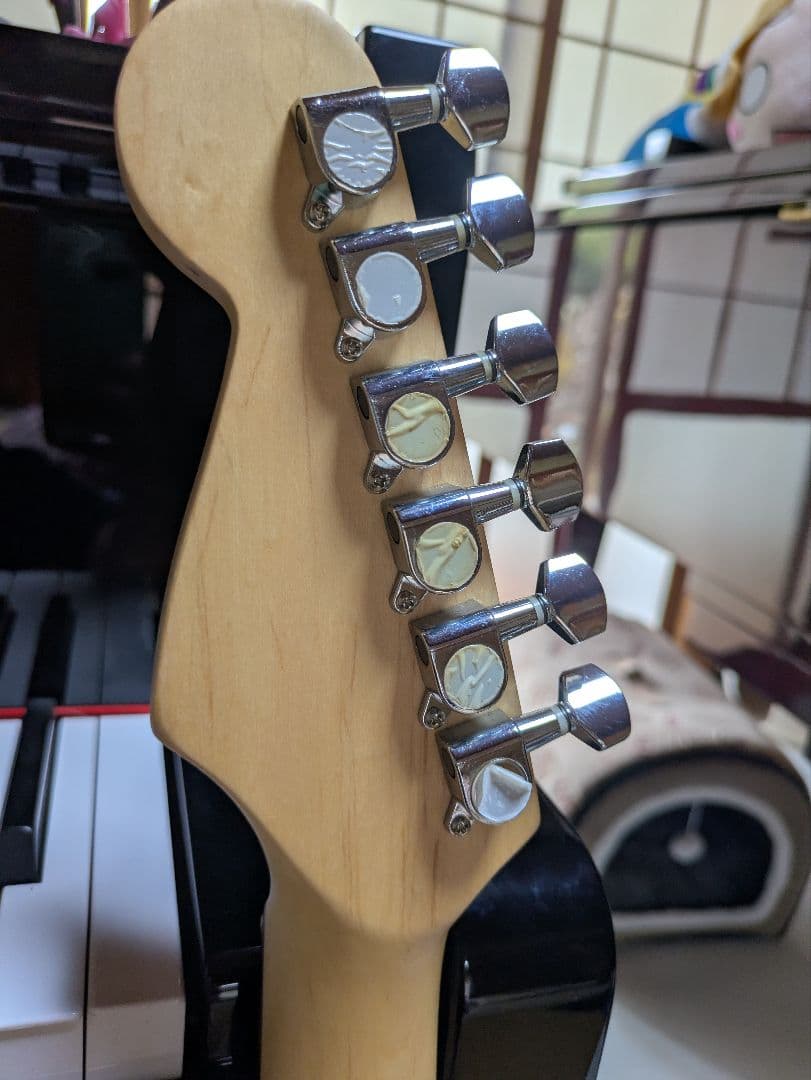 BUSKER'S　バスカーズ　 エレキギター ブラック ストラトタイプ