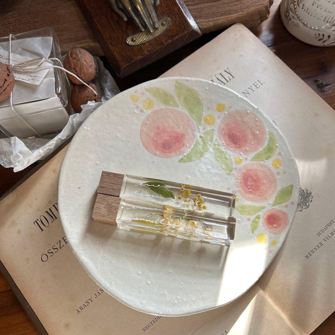MIRADA ボタニカル お花 プレート ハンドメイド