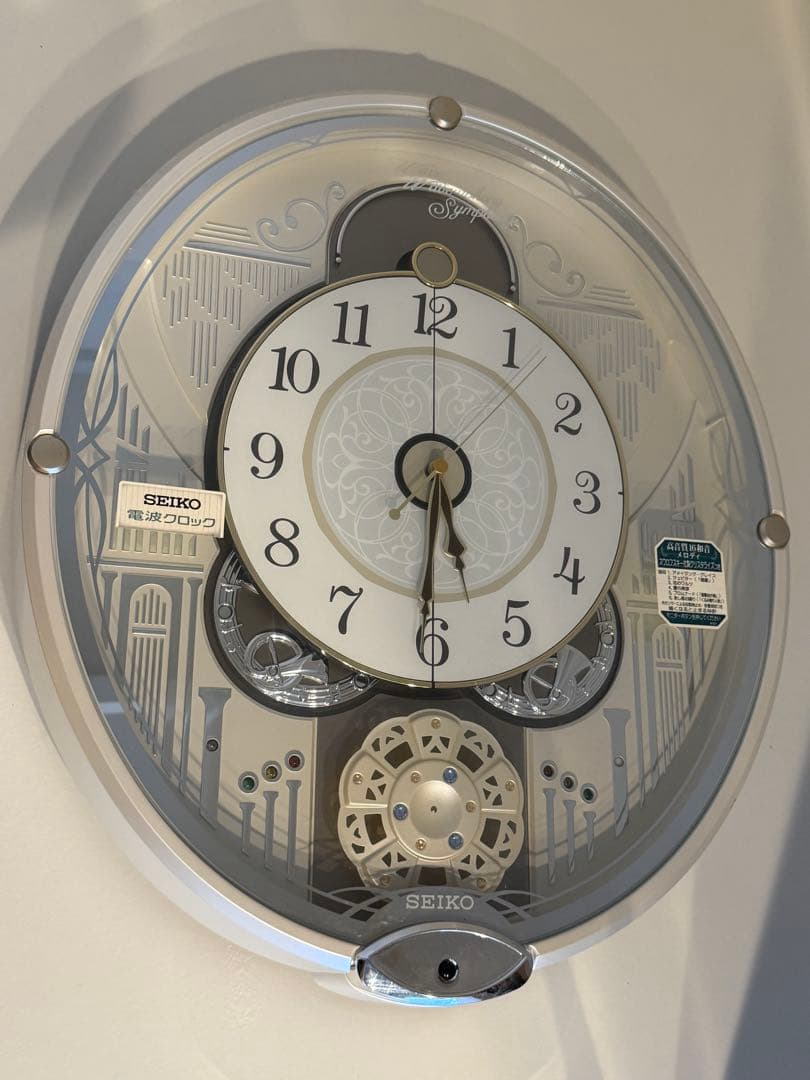 SEIKO ウェーブシンフォニー 壁掛け電波時計　からくり時計 RE570W