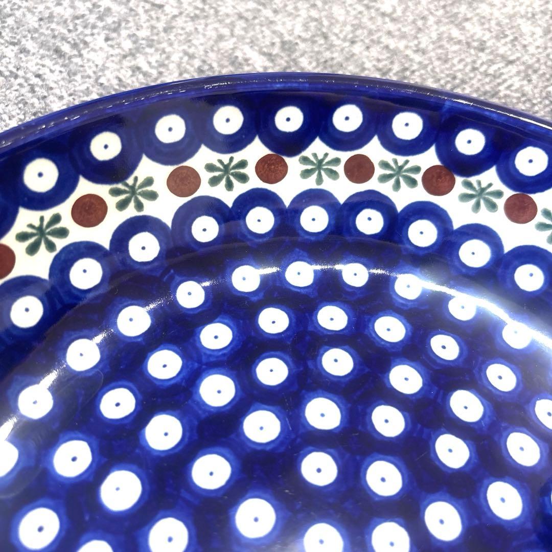 【本場現地購入】ポーランド食器＊伝統柄大皿2枚セット＊ポーリッシュポタリー未使用