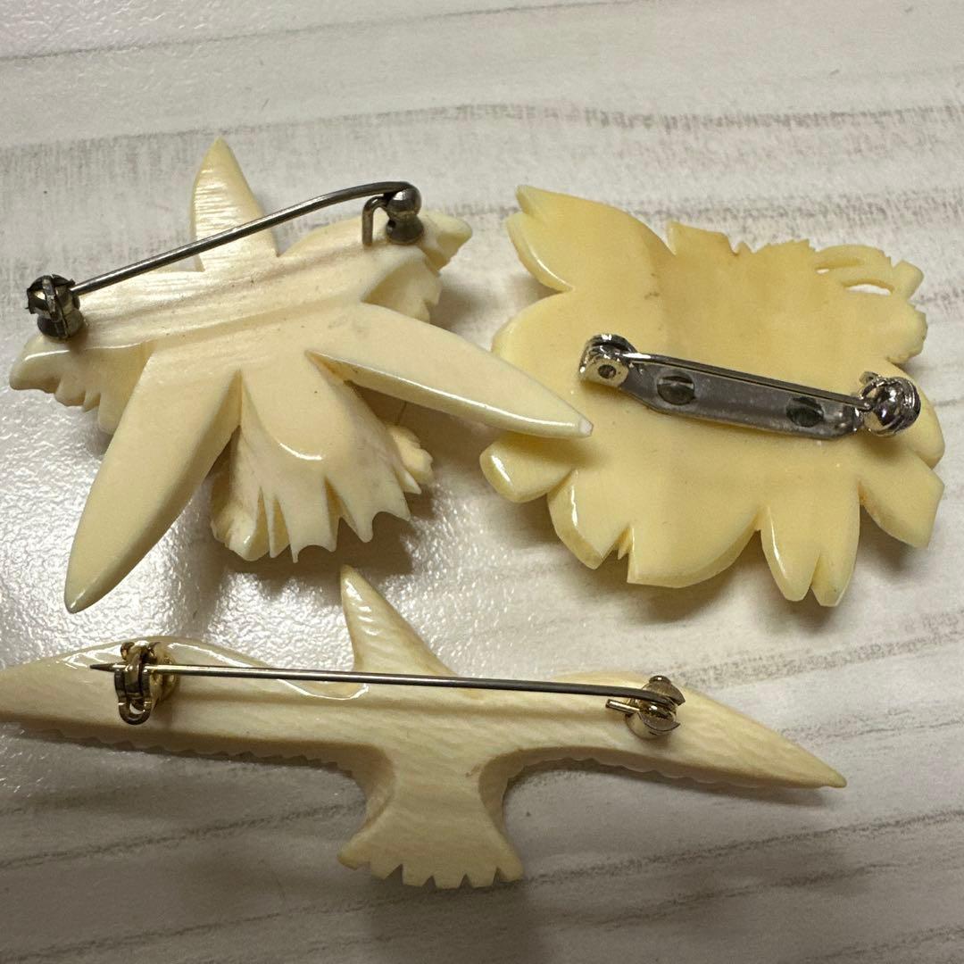 遺品整理　象牙風のアクセサリーセット