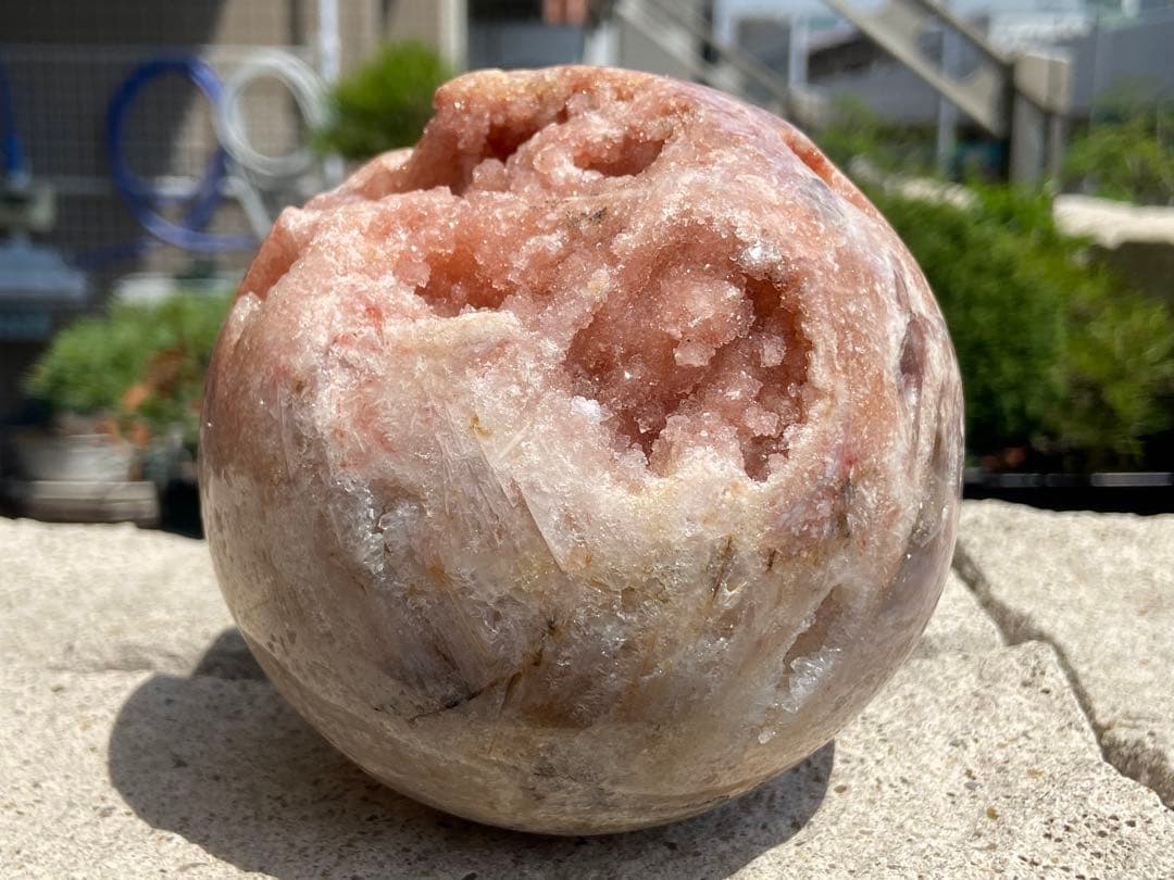 【恋愛運アップ】超特大！最高品質！ピンクアメジストスフィア⭐️N46