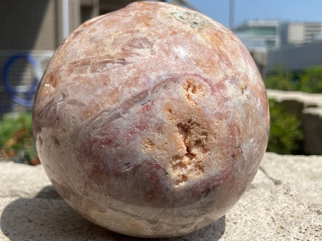 【恋愛運アップ】超特大！最高品質！ピンクアメジストスフィア⭐️N46