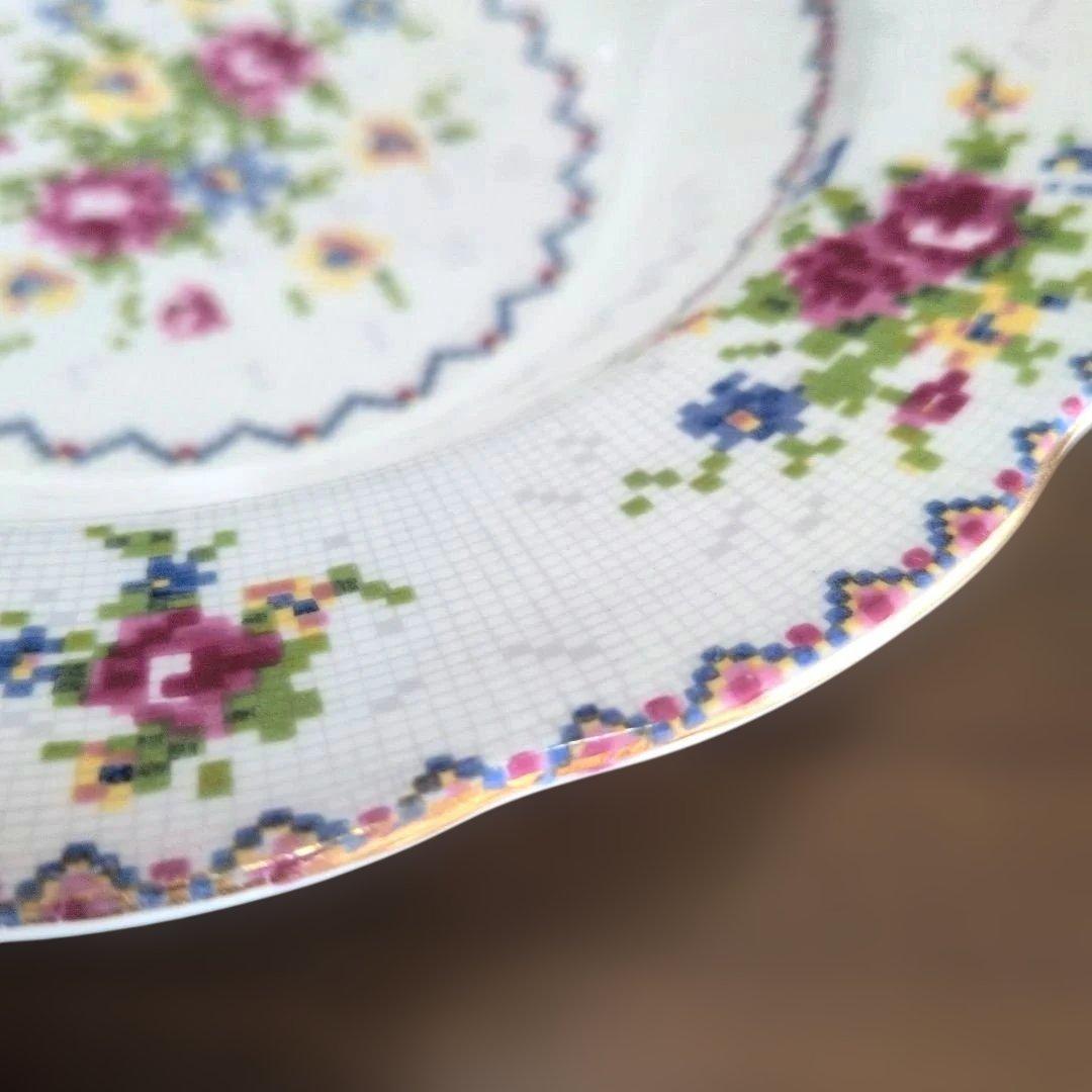 ロイヤル・アルバート　プチポイント　スープ　シリアルボール