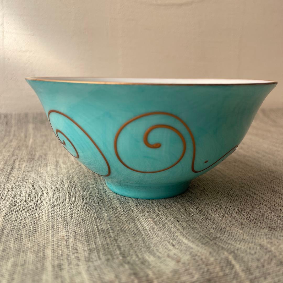 ソワジック フランス リモージュ シュガーボウル カフェオレボウル お茶碗 水色