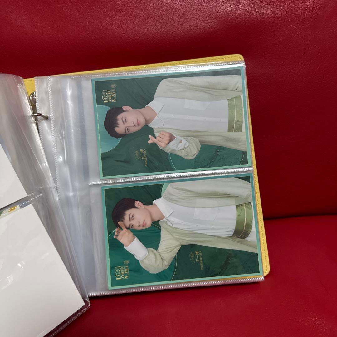 王一博ポストカード　100枚収納冊付き