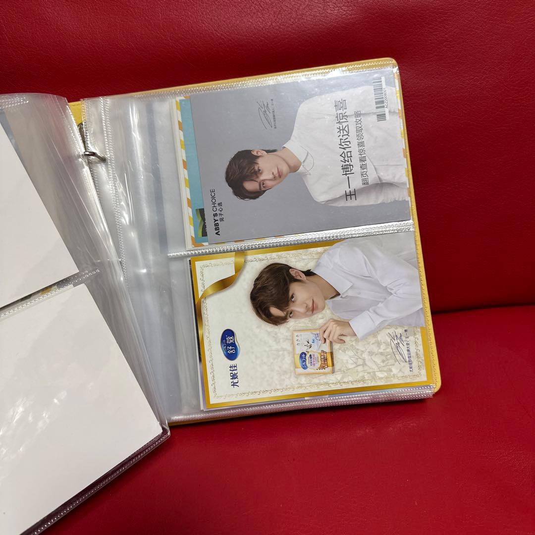 王一博ポストカード　100枚収納冊付き