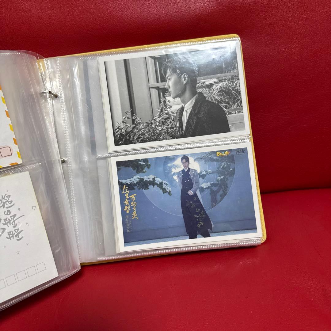 王一博ポストカード　100枚収納冊付き