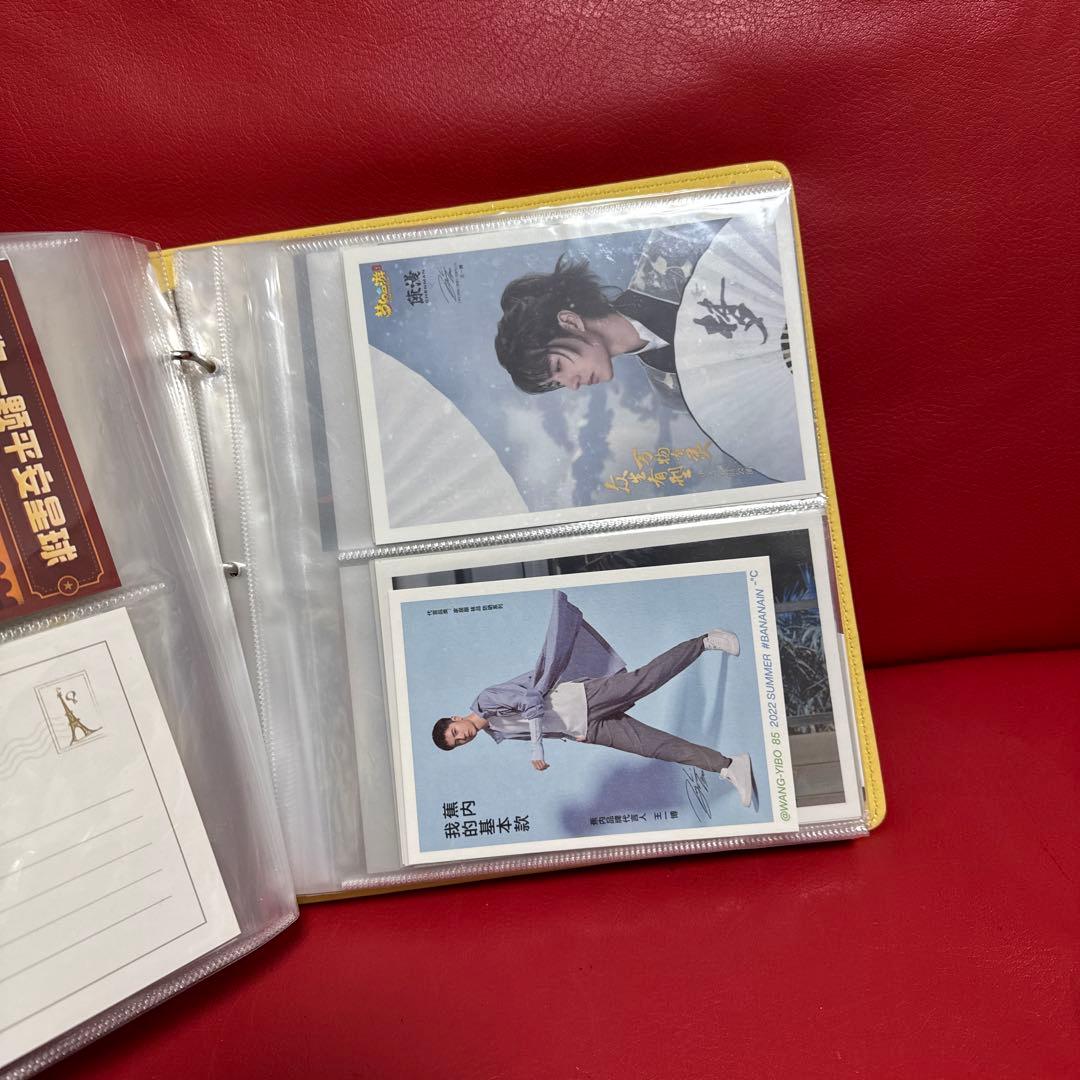 王一博ポストカード　100枚収納冊付き