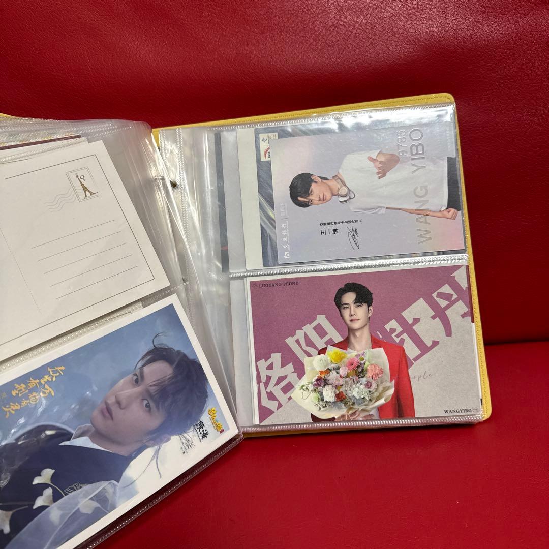 王一博ポストカード　100枚収納冊付き