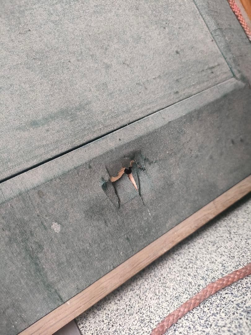 ★支那事変 陸軍大臣 賜 額装刺繍画 竹内栖鳳 恩賜記念品 軍事関係 額装品