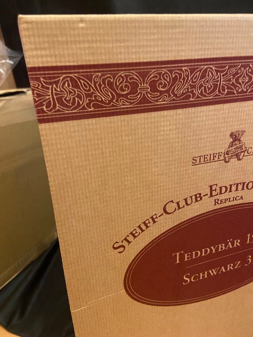 シュタイフ テディベア 1999 2000 クラブ レプリカ 1912 ブラック