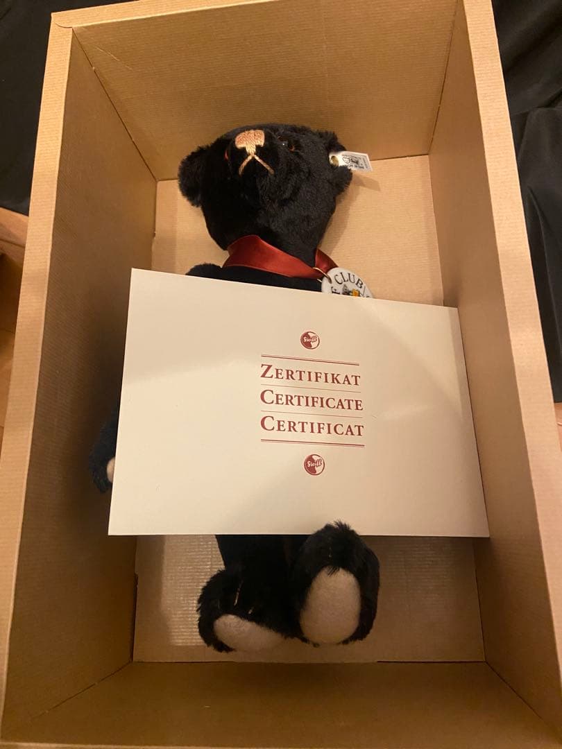 シュタイフ テディベア 1999 2000 クラブ レプリカ 1912 ブラック