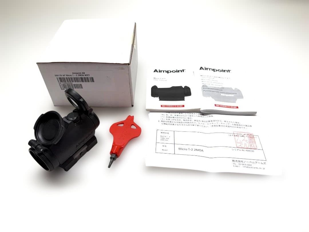 実物 Aimpoint Micro T-2 2MOA 国内代理店流通商品 中古品