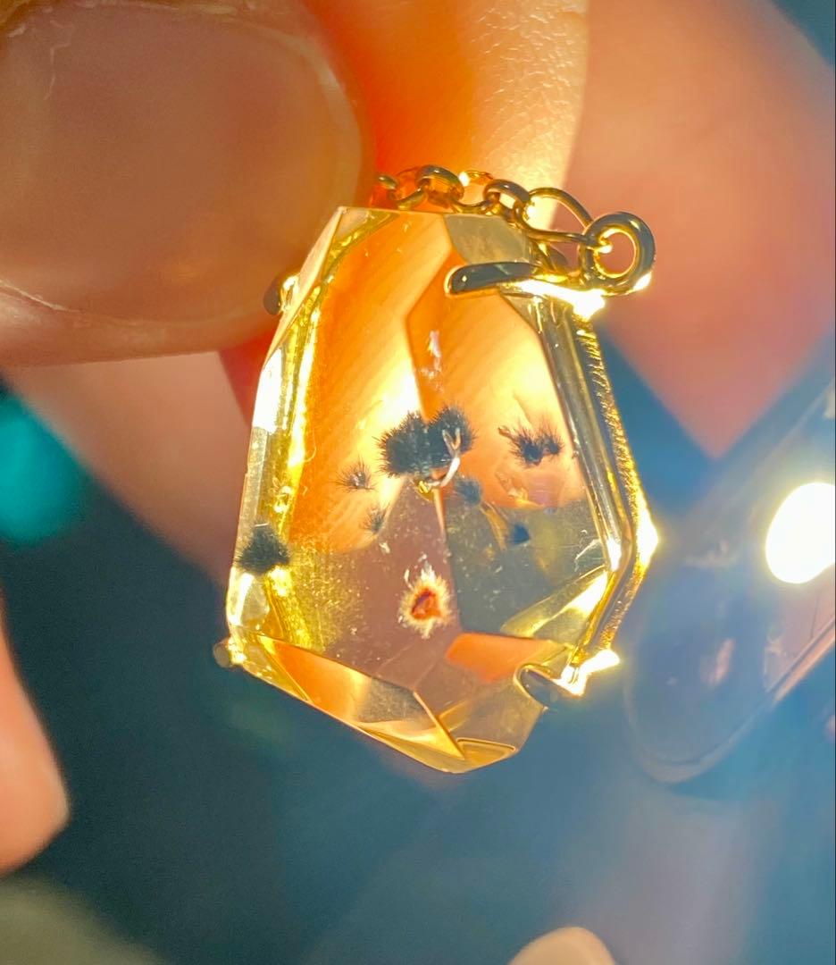 【新入荷‼︎オススメ♪】高品質ロマネサイトインシトリンネックレスS925 天然石