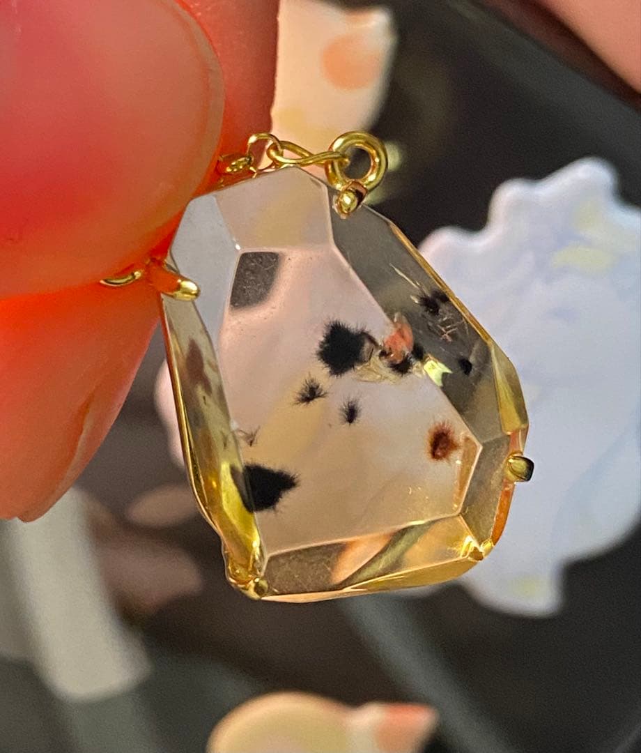 【新入荷‼︎オススメ♪】高品質ロマネサイトインシトリンネックレスS925 天然石