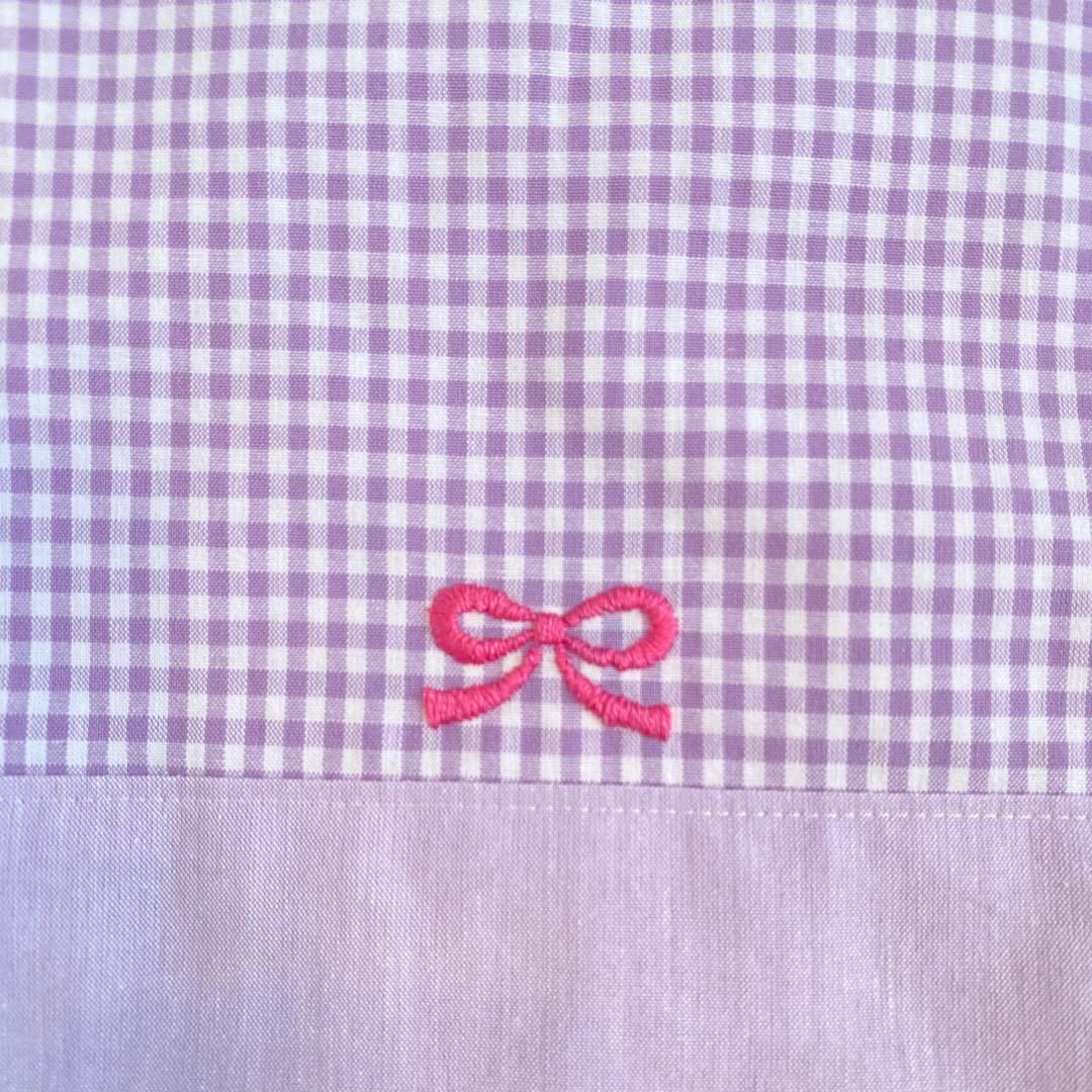 早い者勝ち　いちご　レッスンバック　体操着袋　ギンガムチェック　体操着袋