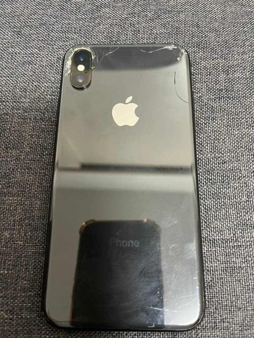 【ジャンク品】Apple iPhone X 64GB ブラック