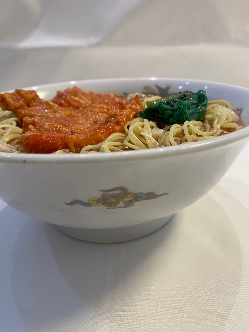 食品サンプル　パーコー麺　排骨麺