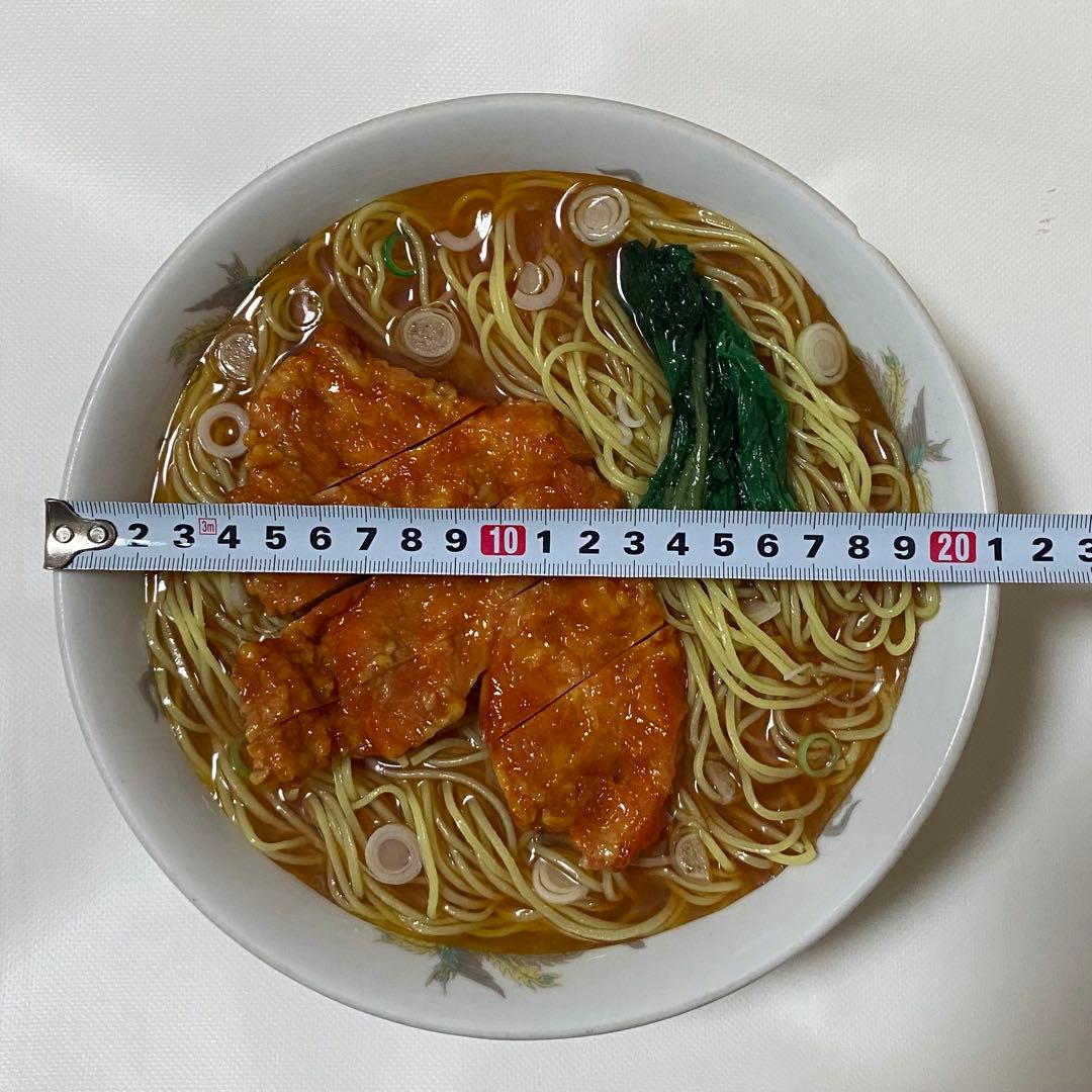 食品サンプル　パーコー麺　排骨麺