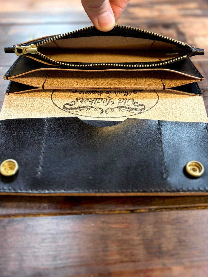 トラッカーウォレット TW-05 茶芯 スタッズカスタム