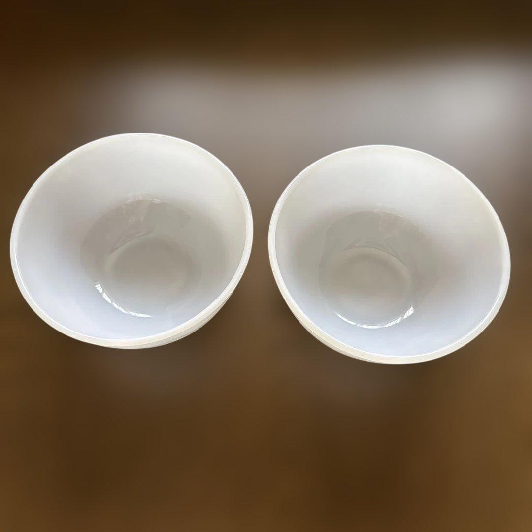 FireKing ホワイトボール2個セット