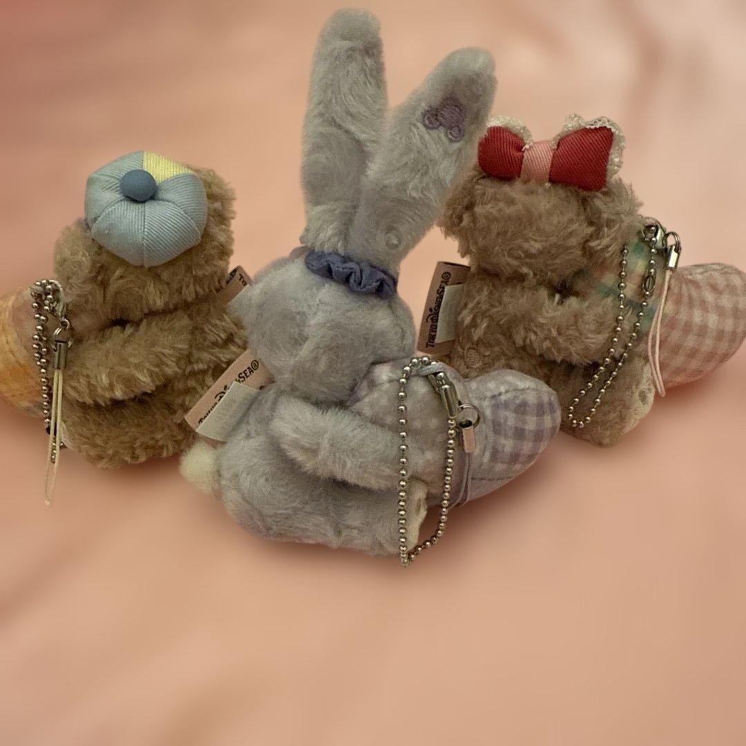 ⭐︎ダッフィー シェリーメイ ステラルー 抱き枕 ぬいぐるみ型ストラップ