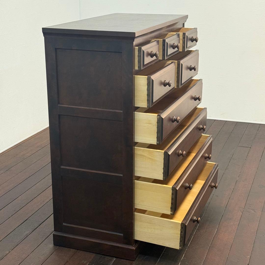 H21K42 北海道民芸家具 6段チェスト HM533 整理箪笥