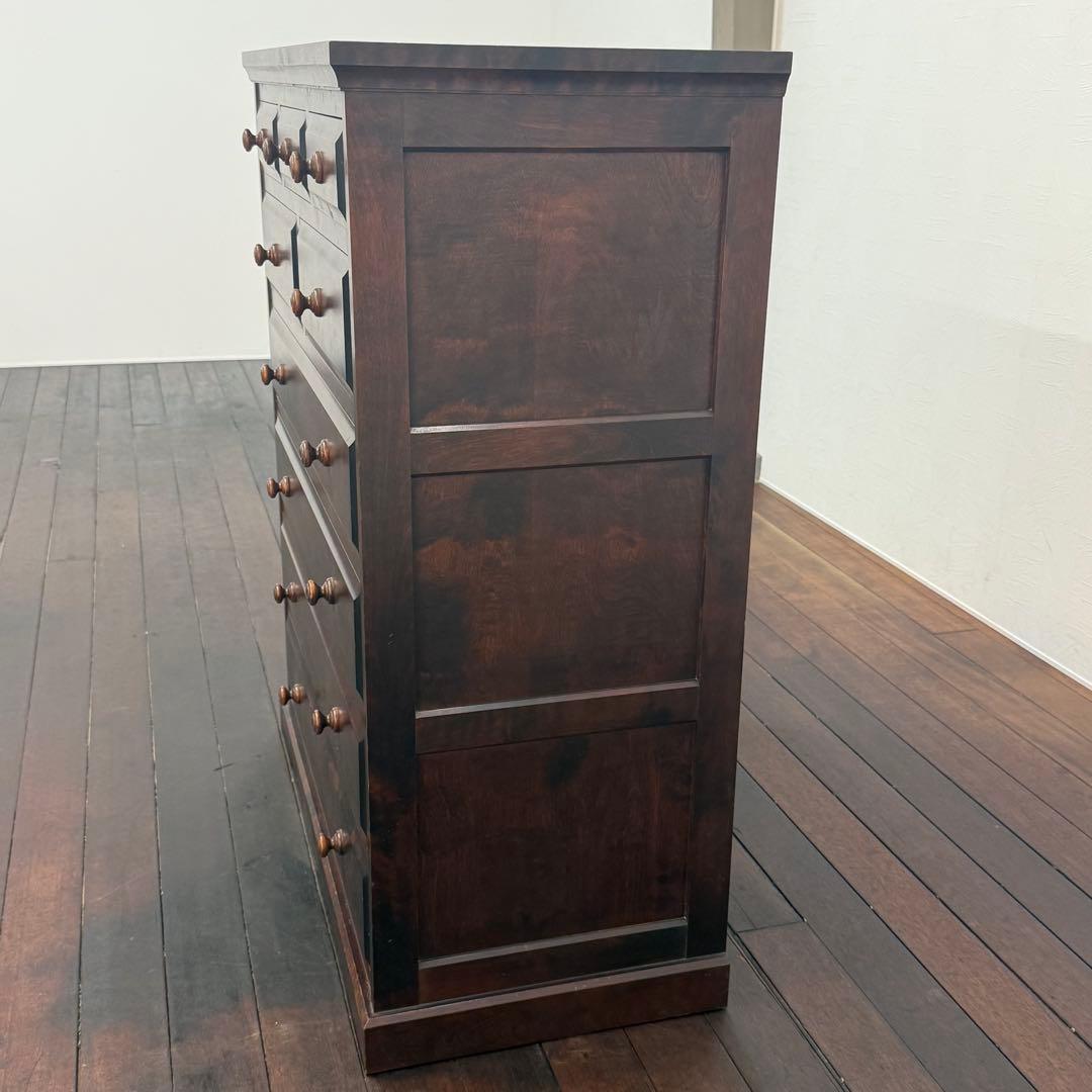 H21K42 北海道民芸家具 6段チェスト HM533 整理箪笥