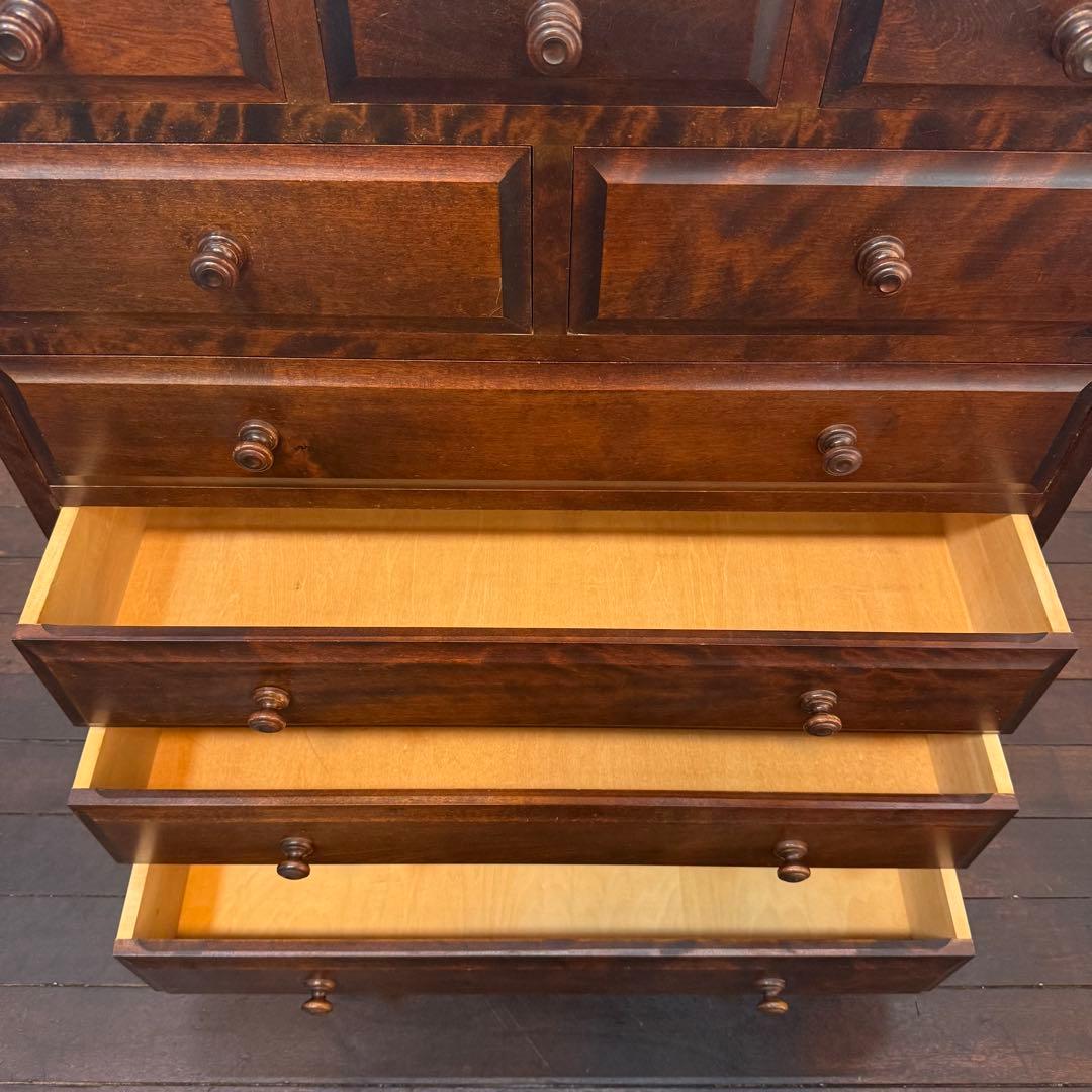 H21K42 北海道民芸家具 6段チェスト HM533 整理箪笥