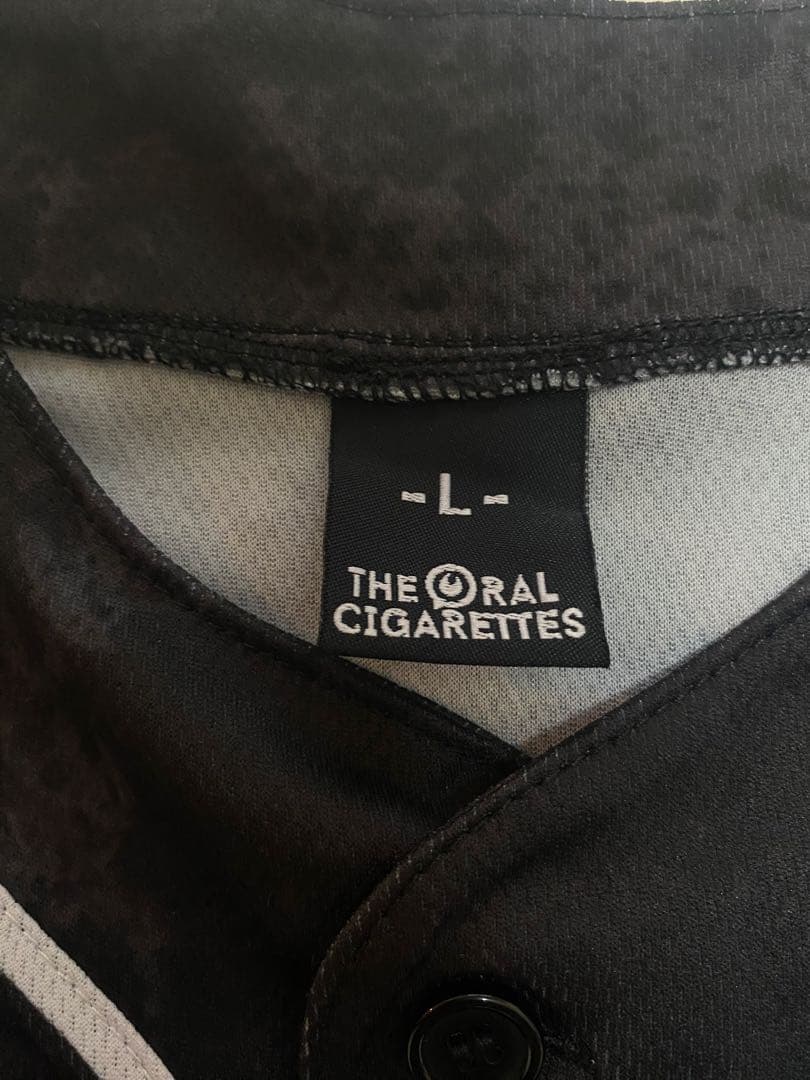 THE ORAL CIGARETTES ブラックベイスボールシャツ Lサイズ