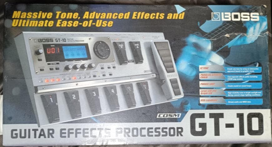 BOSS GT-10 マルチエフェクター アダプタ 説明書 キャリングバッグ付き