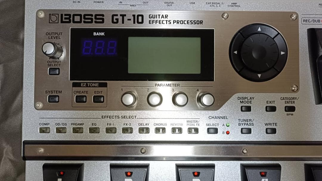 BOSS GT-10 マルチエフェクター アダプタ 説明書 キャリングバッグ付き
