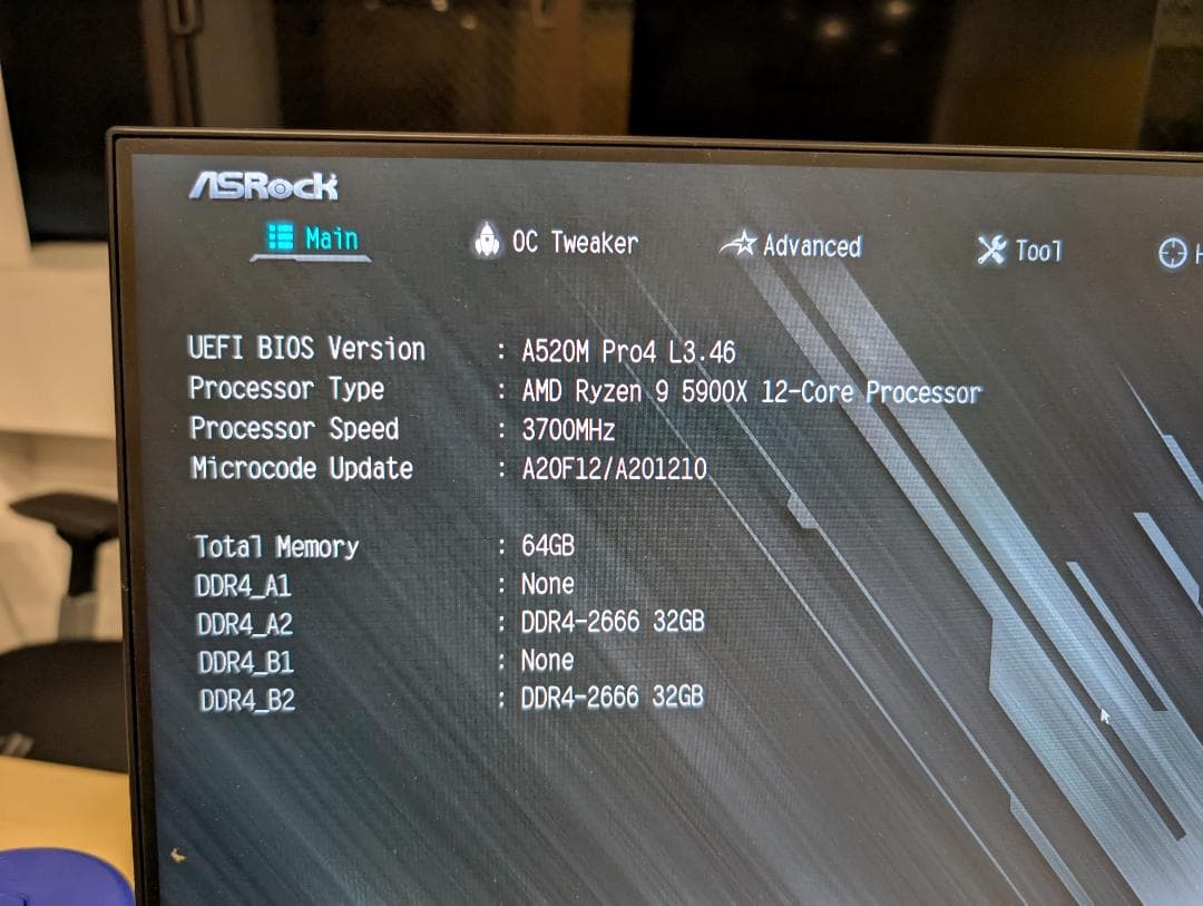 Ryzen9 5900X DDR4 64GB セット #3 [高性能自作PC]