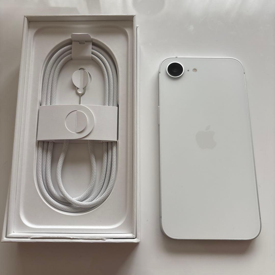 Apple iPhone 16eホワイト本体 箱付き